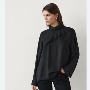 Massimo Dutti Black Blouse